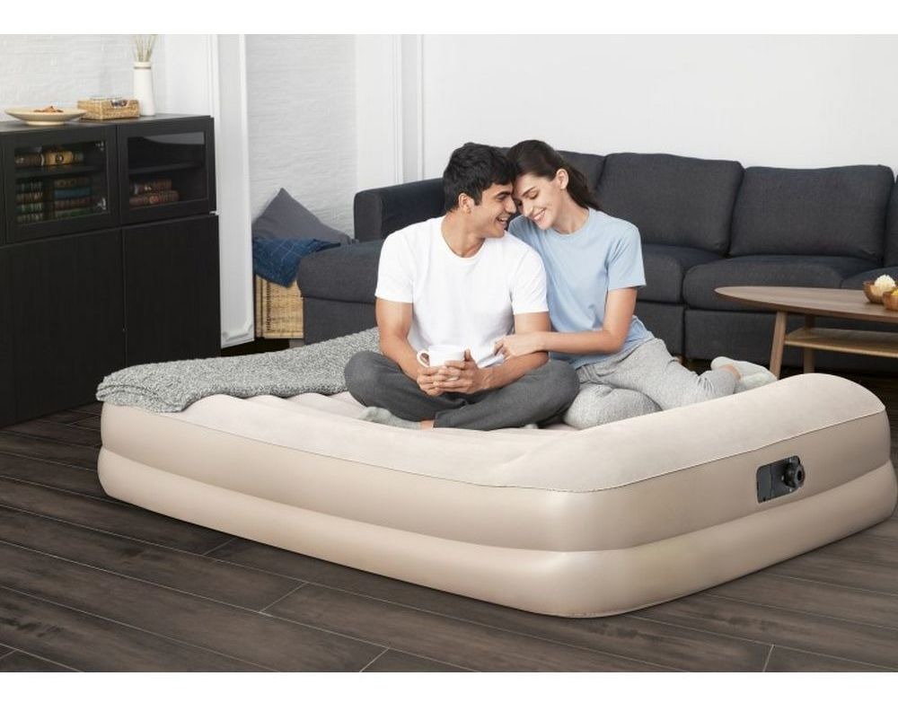 Colchon Inflable Doble Beige - Muebles Web - Imagen 3