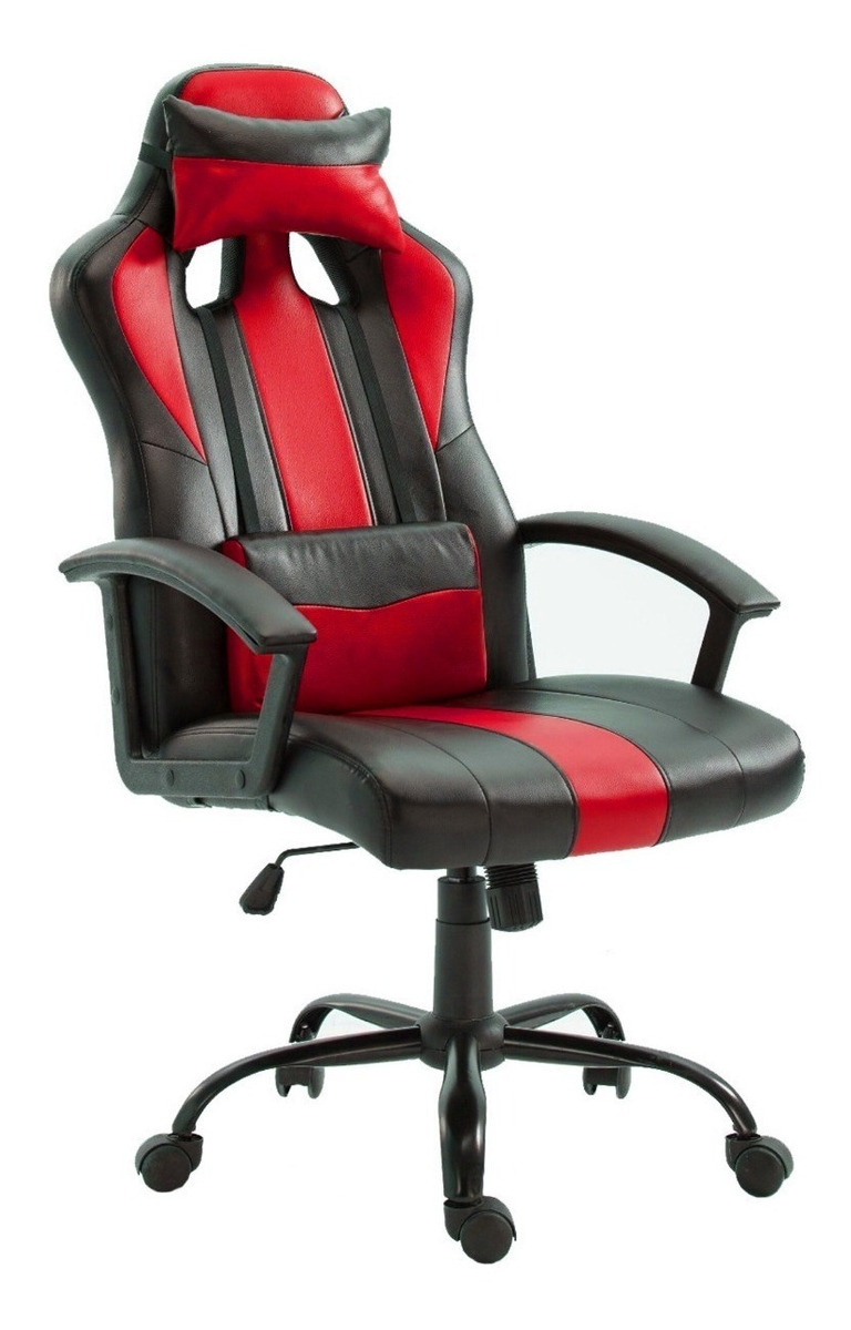 Silla Pc Gamer Escritorio Profesional Con Ruedas Y Almohadón - Imagen 6