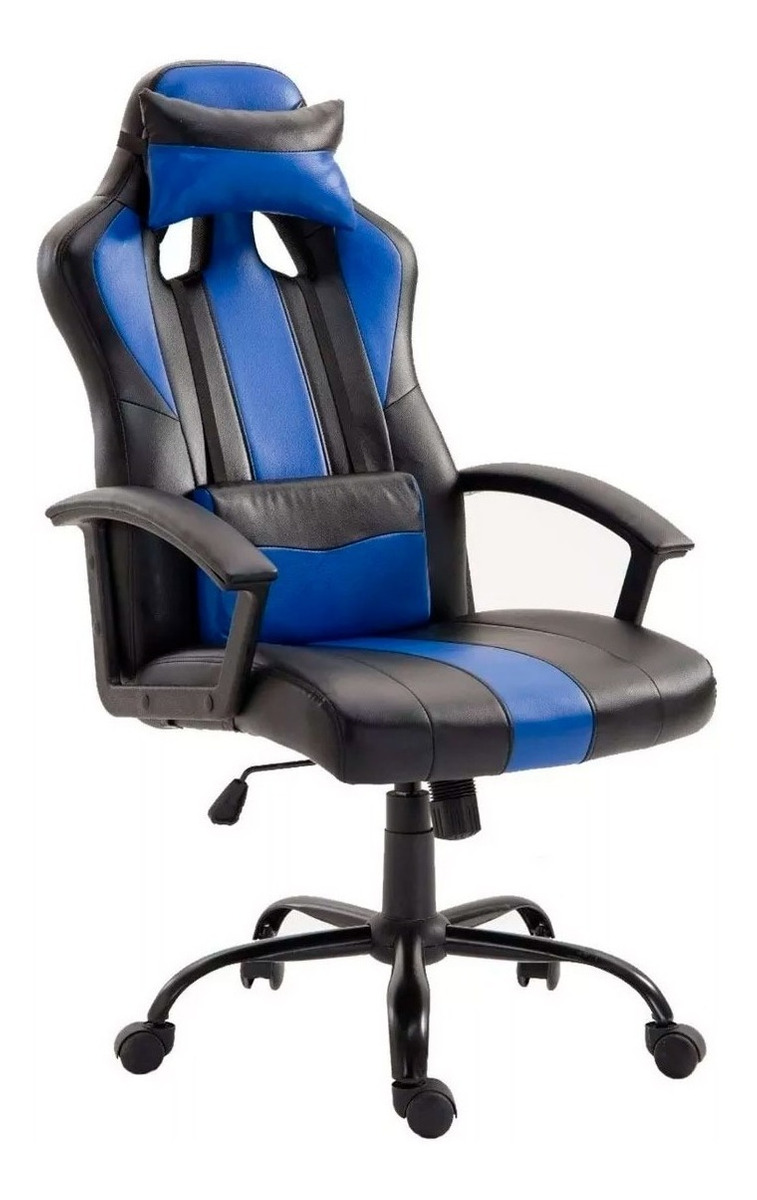 Silla Pc Gamer Escritorio Profesional Con Ruedas Y Almohadón - Imagen 2