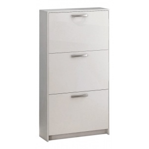 Zapatera Blanca 18 Pares 3 Puertas - Muebles Web