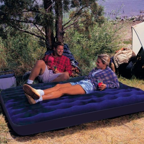Colchón Inflable Bestway 2 Plazas Camping + Inflador - Imagen 3