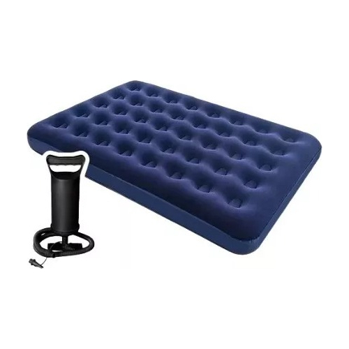 Colchón Inflable Bestway 2 Plazas Camping + Inflador