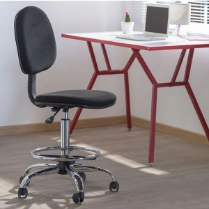 Silla Escritorio Cajero Oficina Regulable - Muebles Web